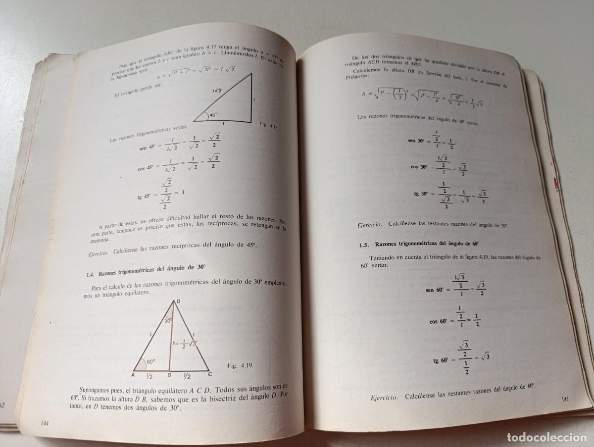 Libros de segunda mano: Libro de Texto MATEM&Aacute;TICAS 2&ordm; BUP Ediciones Didascalia de 1979 - Foto 3