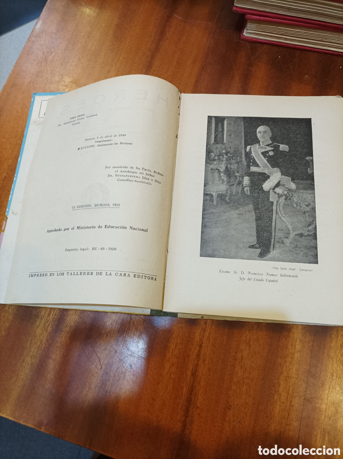 Libros de segunda mano: H&Eacute;ROES ANTONIO J ONIEVA1959 - Foto 2