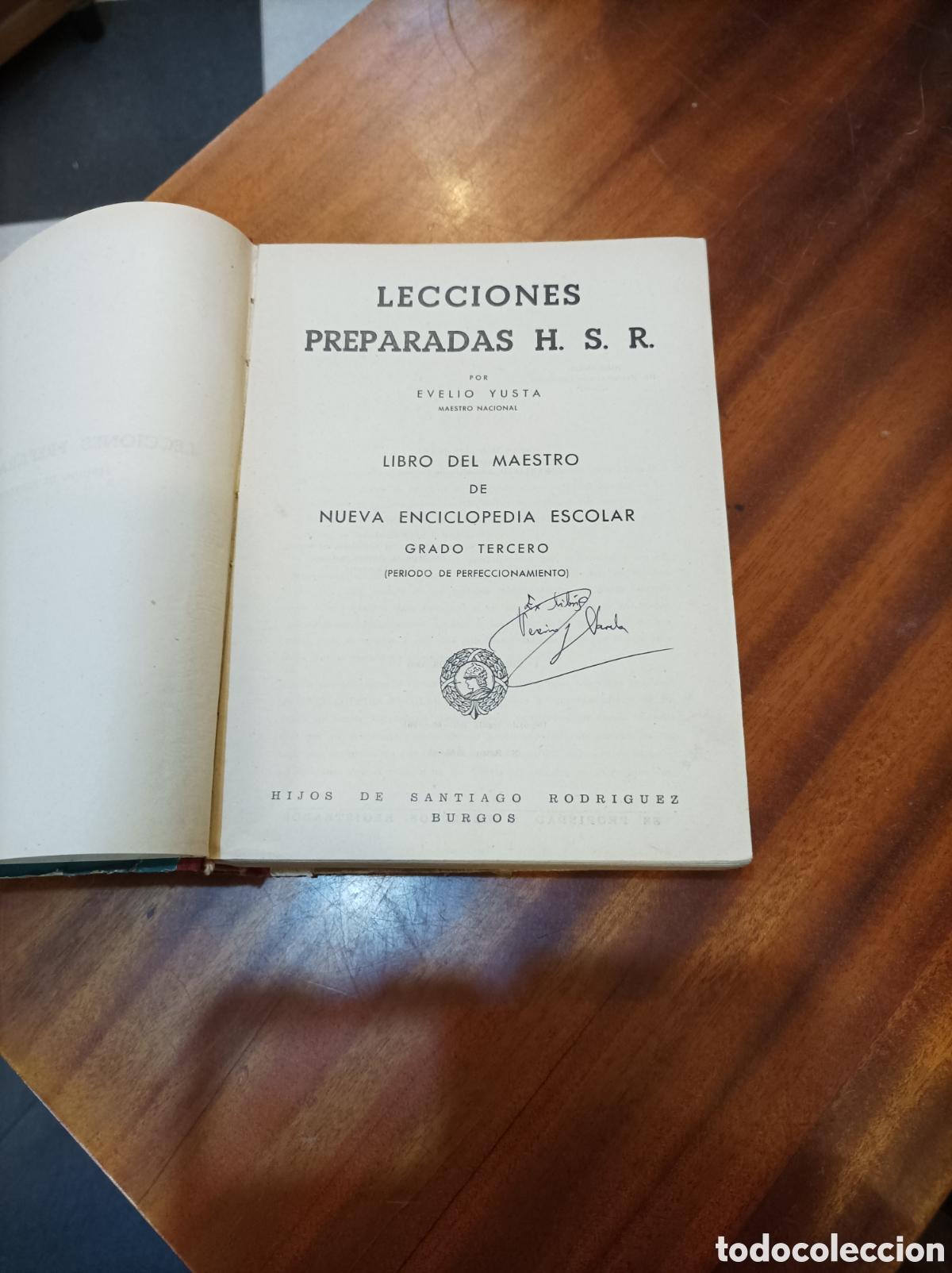 Libros de segunda mano: LECCIONES PREPARADAS . LIBRO DEL MAESTRO . 1EDICION1961,EVELIO.YUSTA.3GRADO - Foto 2