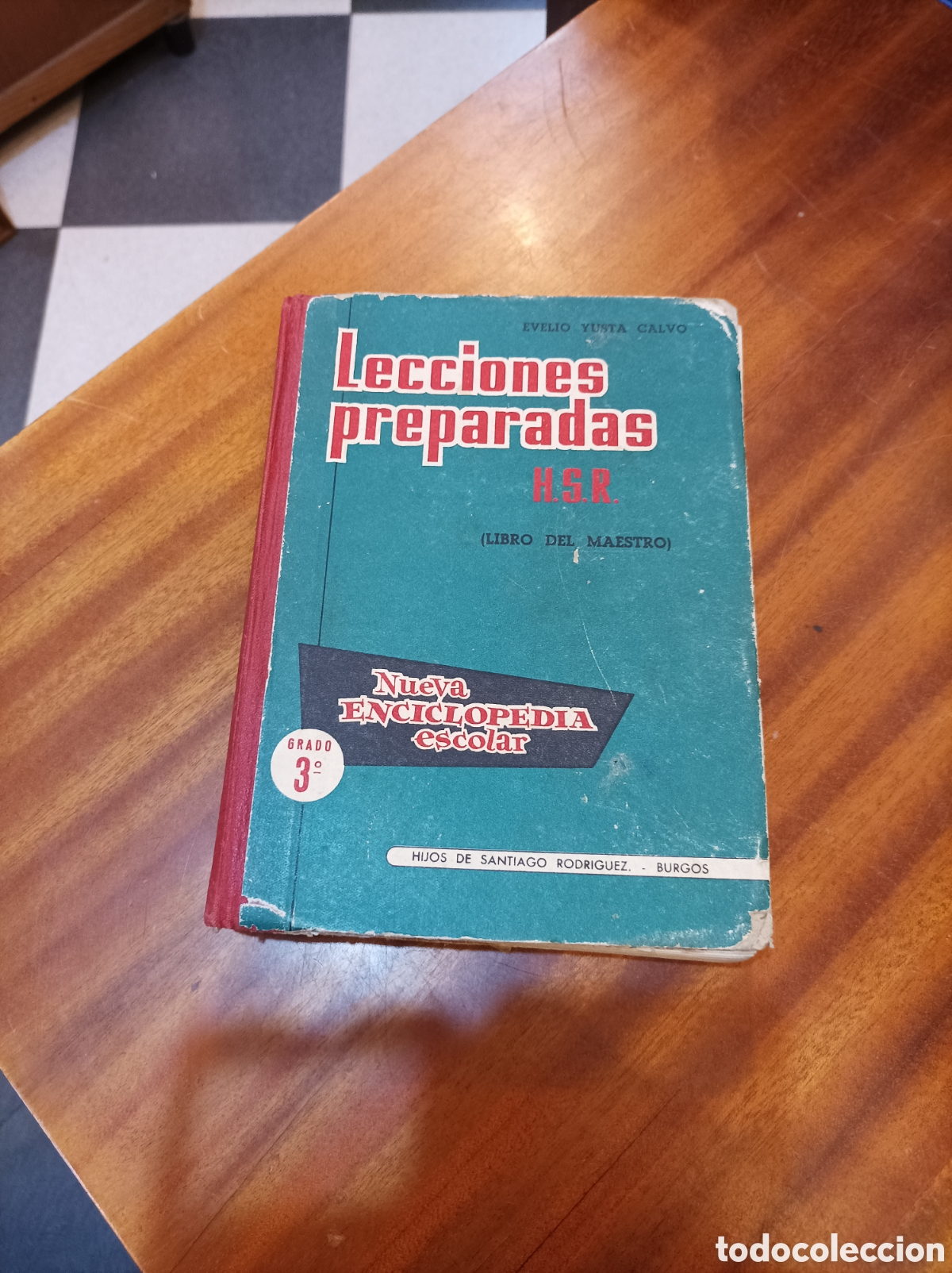 Libros de segunda mano: LECCIONES PREPARADAS . LIBRO DEL MAESTRO . 1EDICION1961,EVELIO.YUSTA.3GRADO - Foto 1