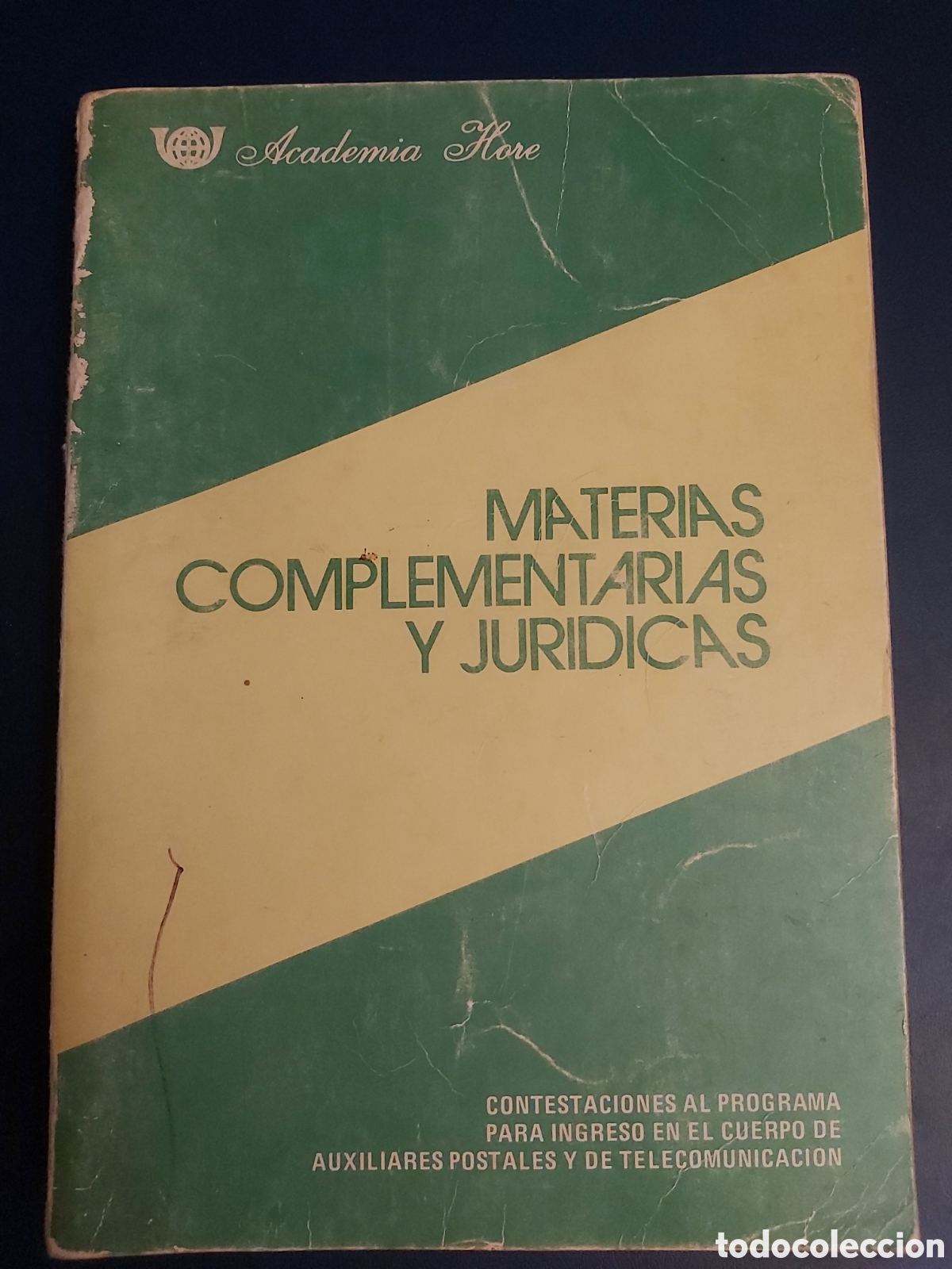 Gebrauchte B&uuml;cher: QUELA LIBRO. MATERIAS COMPLEMENTARIAS Y JURIDICAS VV.AA 1984 ACADEMIA HORE
