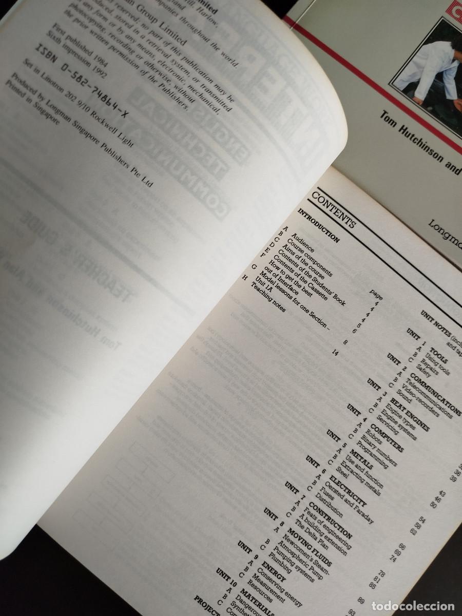 Libros de segunda mano: Interface: English for technical communication. Teachers guide & Students book. Longman. - Foto 3