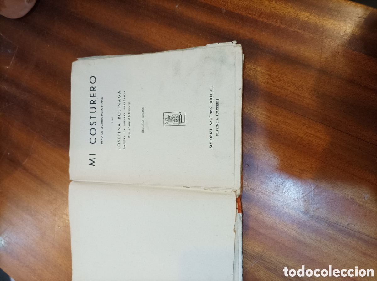 Libros de segunda mano: MI COSTURERO .. JOSEFINA BOLINAGA - Foto 2