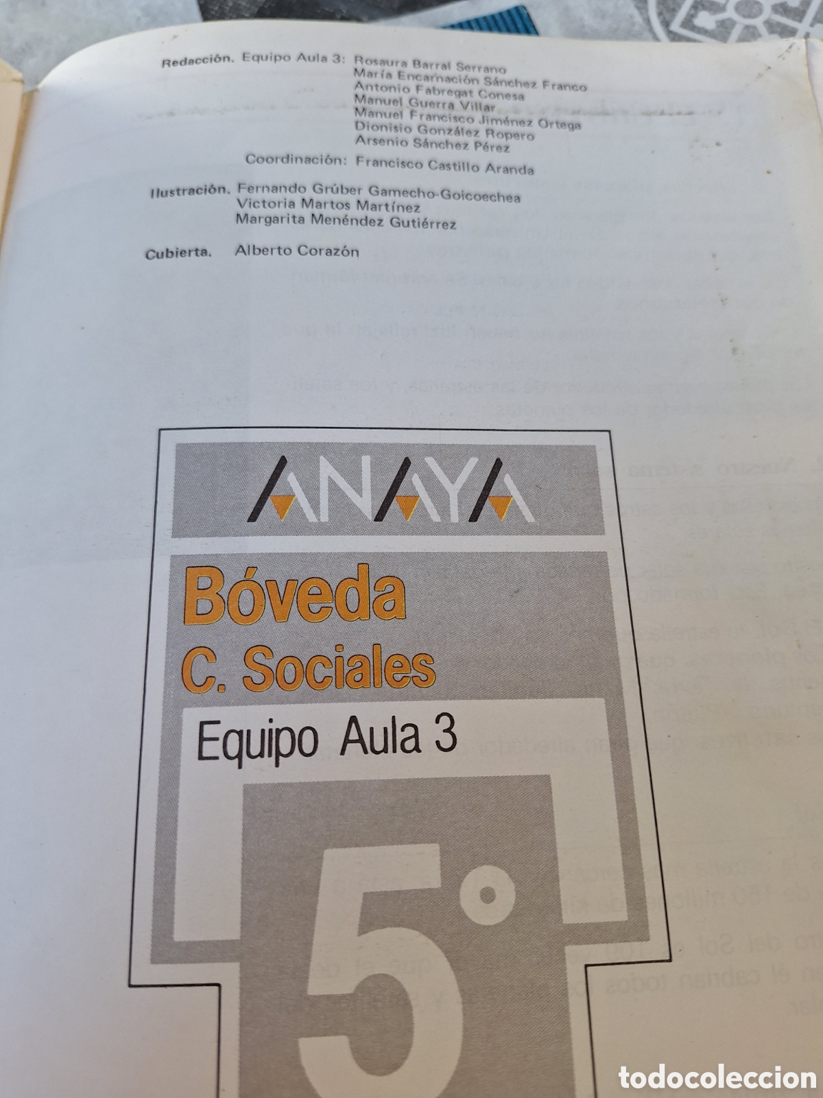 Libros de segunda mano: ANAYA 5 EGB SOCIALES 1989 - Foto 3