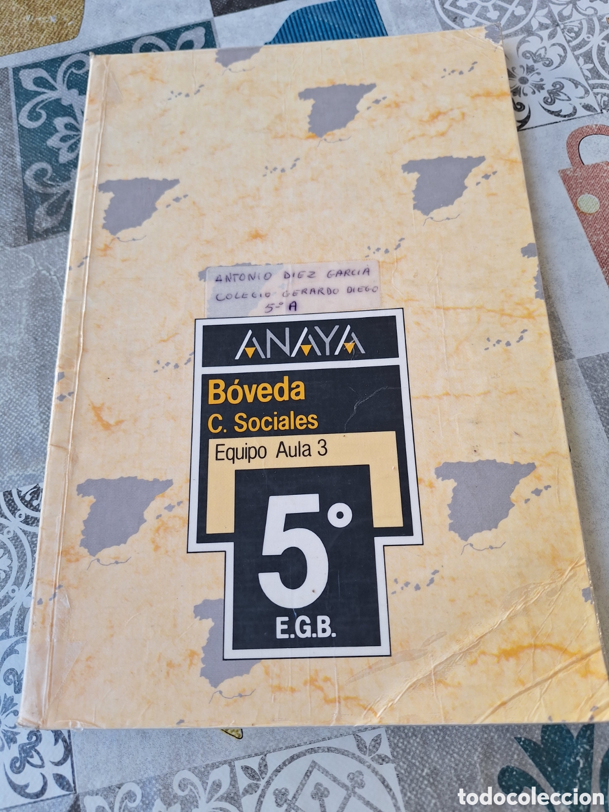 Libros de segunda mano: ANAYA 5 EGB SOCIALES 1989 - Foto 1