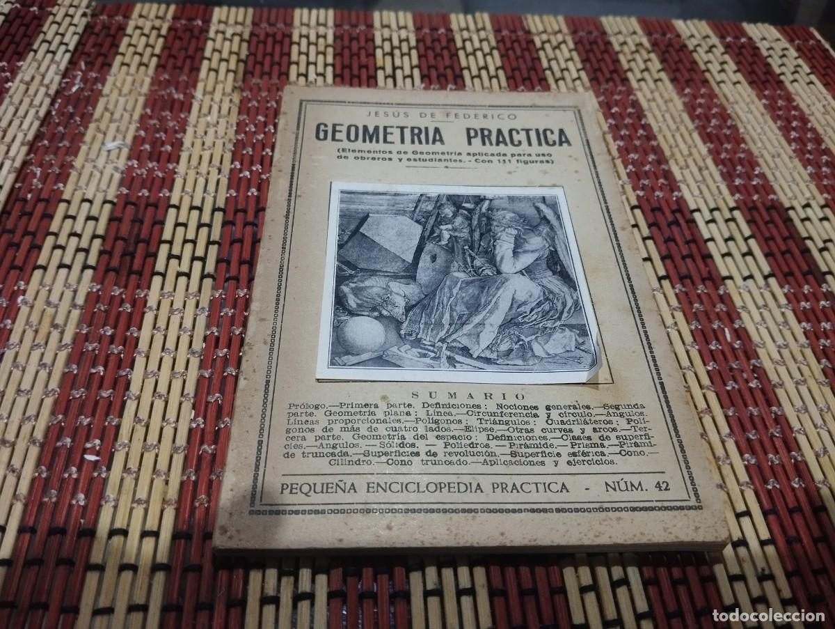 Libros de segunda mano: GEOMETRIA PRACTICA JESUS DE FEDERICO - Foto 1