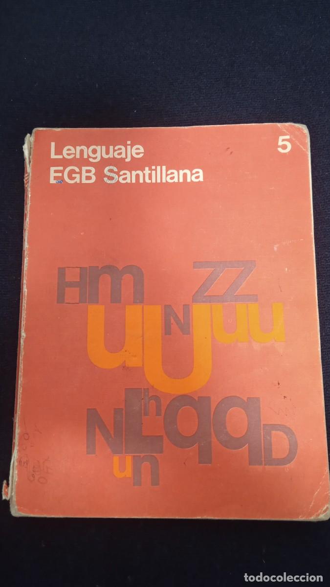 Libros de segunda mano: Lenguaje EGB 5- Santillana. - Foto 1