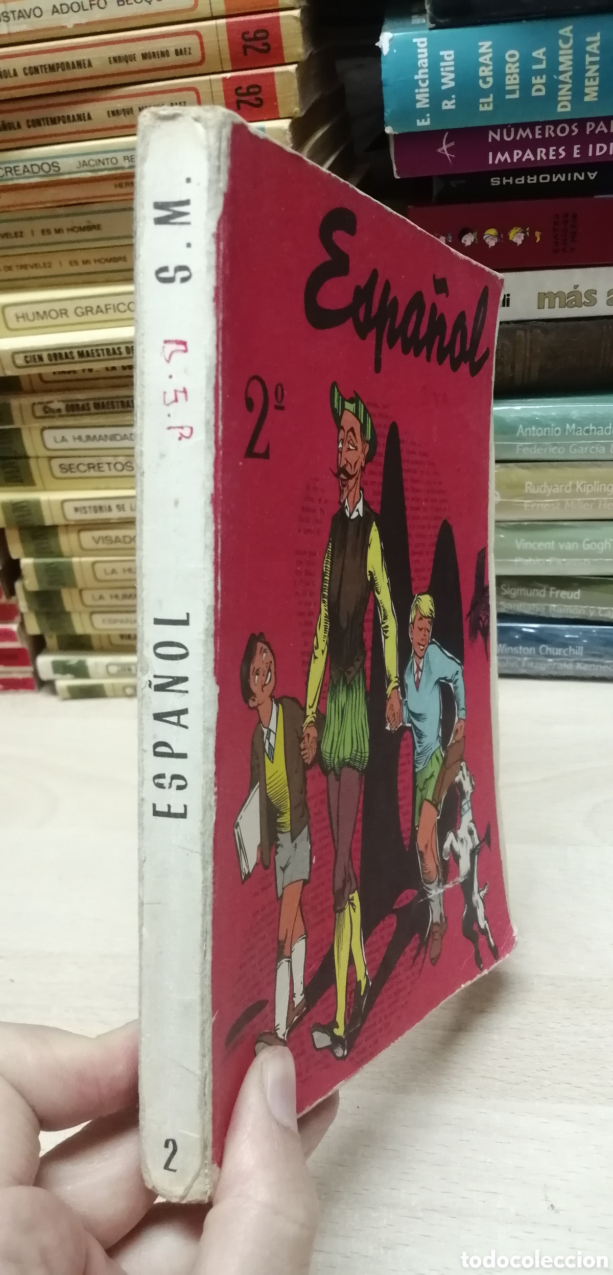 Libros de segunda mano: Espa&ntilde;ol 2&deg; Bachillerato SM 1964 - Foto 2
