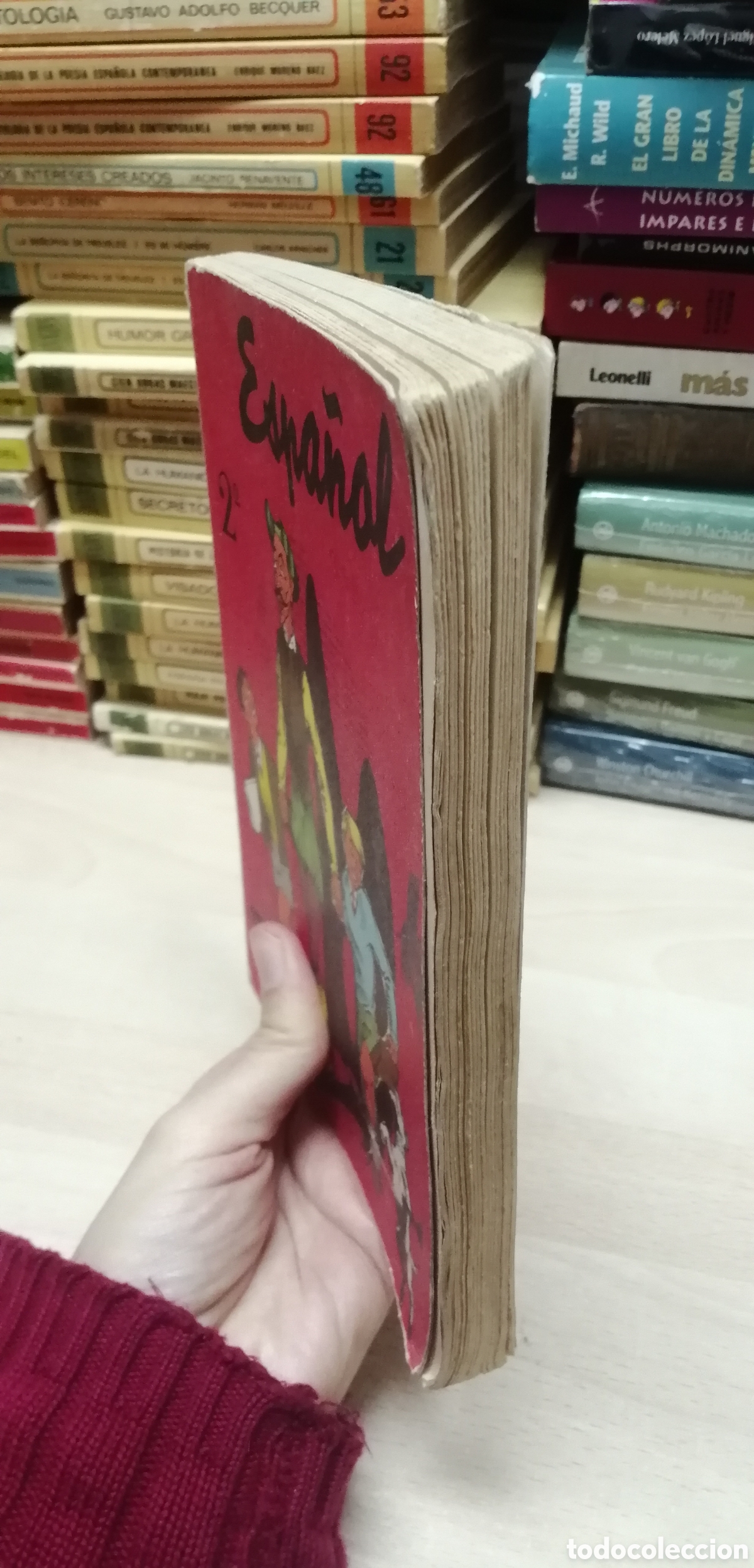 Libros de segunda mano: Espa&ntilde;ol 2&deg; Bachillerato SM 1964 - Foto 3