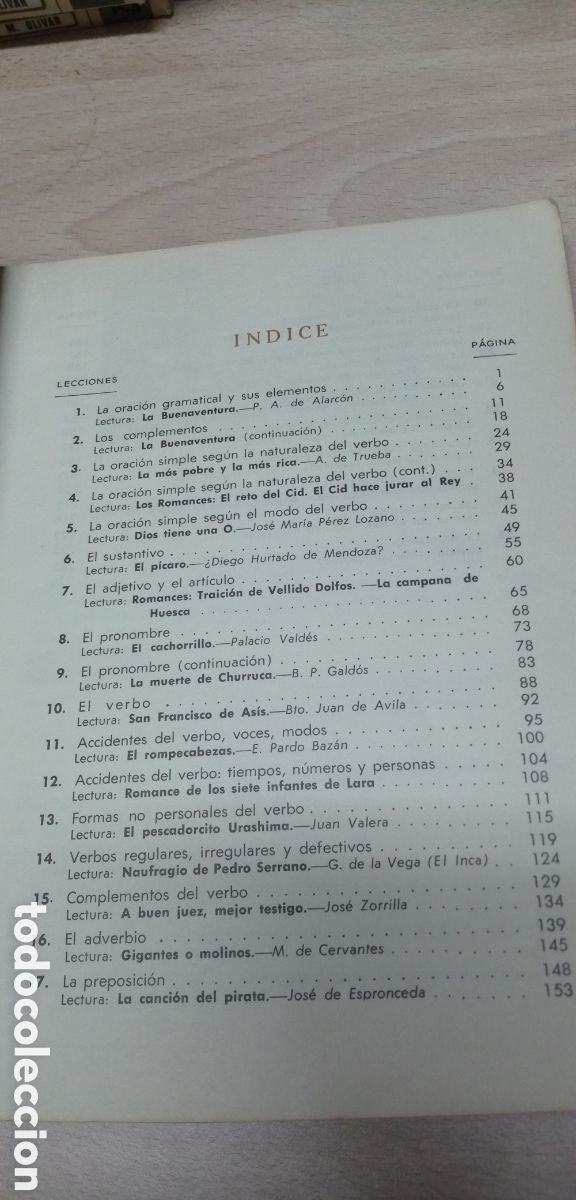 Libros de segunda mano: Espa&ntilde;ol 2&deg; Bachillerato SM 1964 - Foto 6