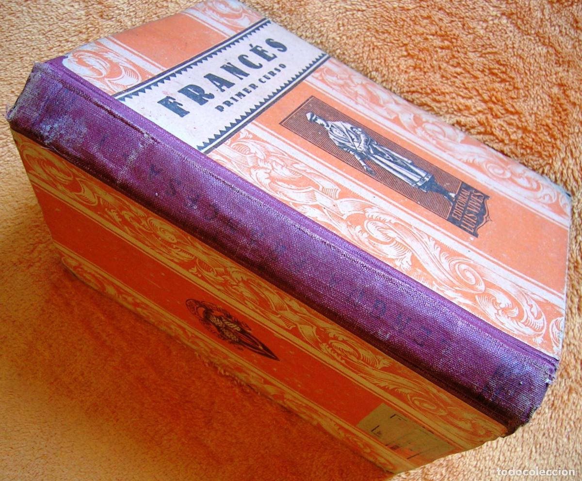 Libros de segunda mano: FRANCES LENGUA FRANCESA, PRIMER CURSO DE E.M. DE EDELVIVES, 1946. - Foto 2