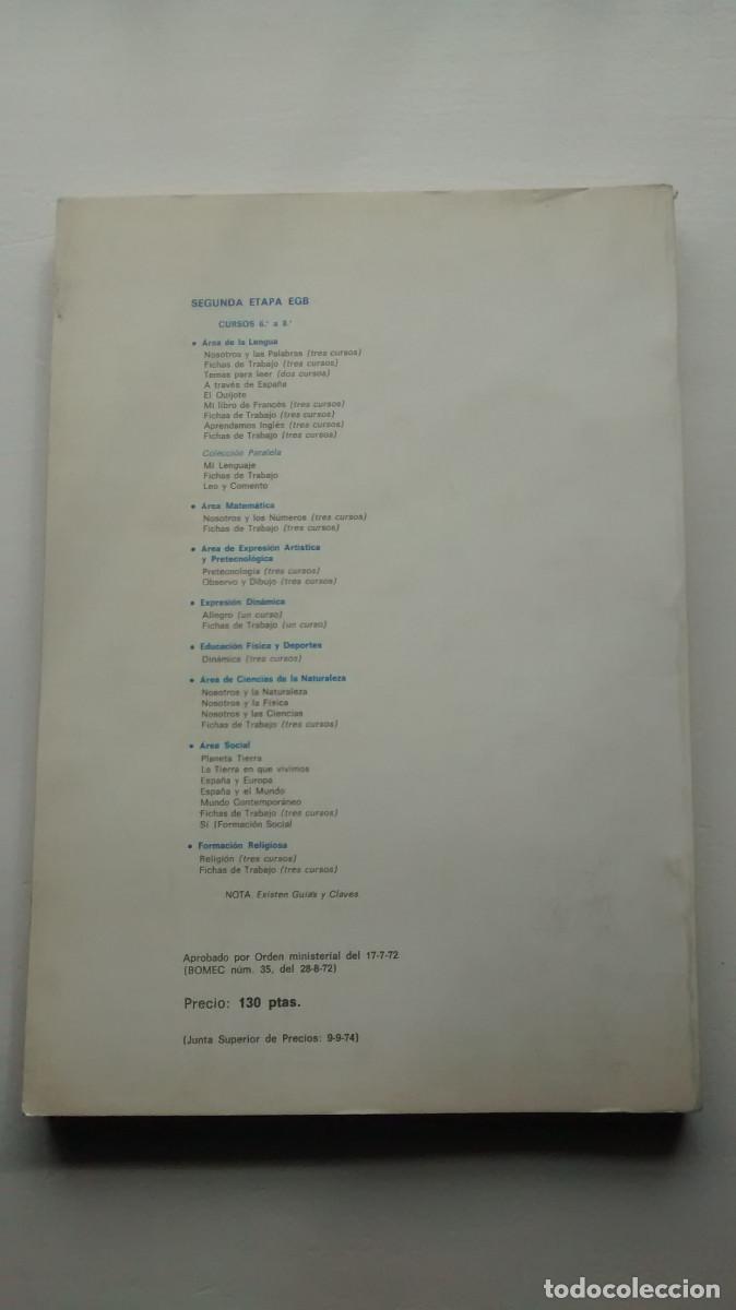 Libros de segunda mano: Nosotros y los n&uacute;meros - 6 EGB - Ram&oacute;n Gonz&aacute;lez D&iacute;az - Foto 2