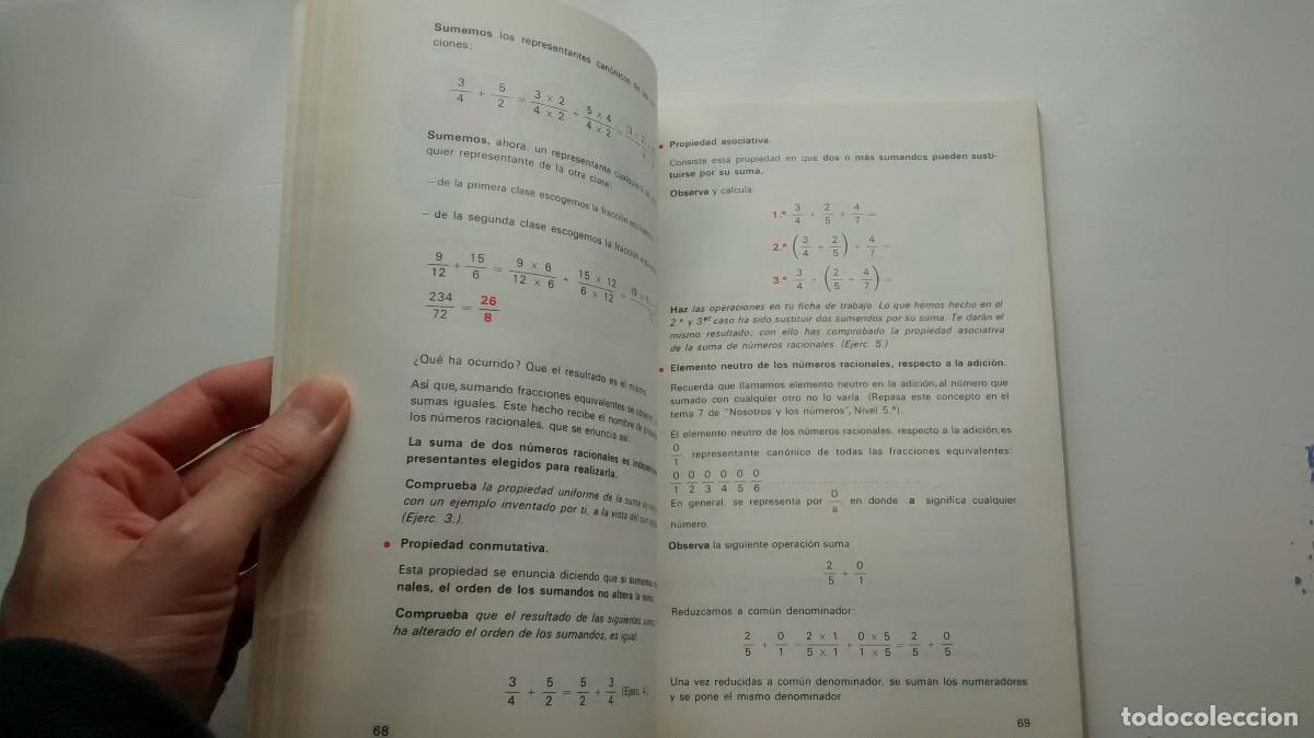 Libros de segunda mano: Nosotros y los n&uacute;meros - 6 EGB - Ram&oacute;n Gonz&aacute;lez D&iacute;az - Foto 4