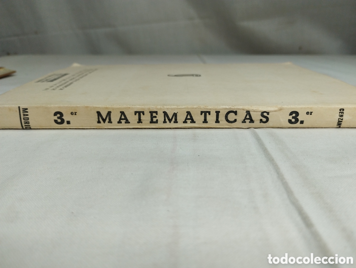 Libros de segunda mano: Matem&aacute;ticas. 3&deg; curso. Julio Cenzano, 1959 - Foto 3