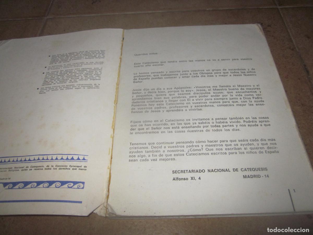 Libros de segunda mano: CATECISMO 4 - COMISION EPISCOPAL DE ENSE&Ntilde;ANZA 1972 - Foto 2
