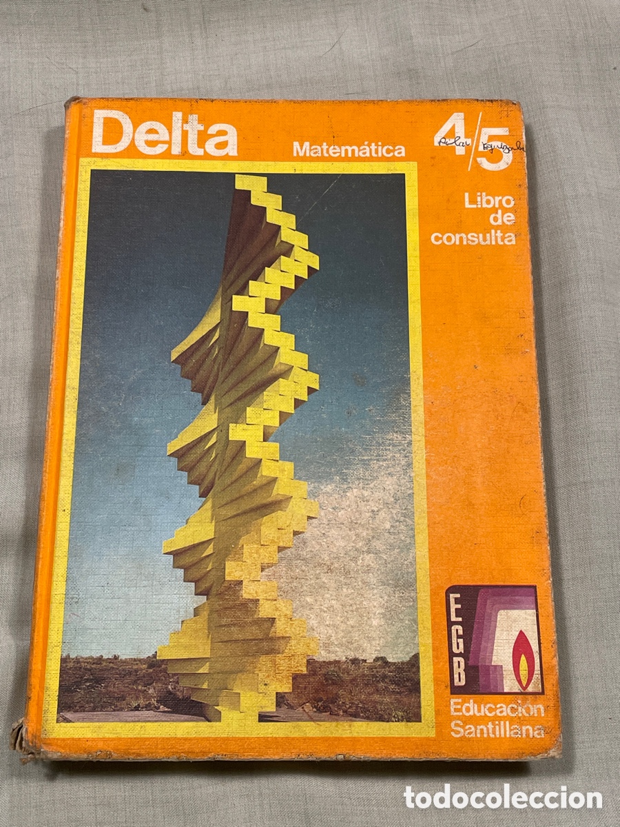 Libros de segunda mano: Delta 4/5 matem&aacute;tica EGB Santillana 1972 - Foto 1