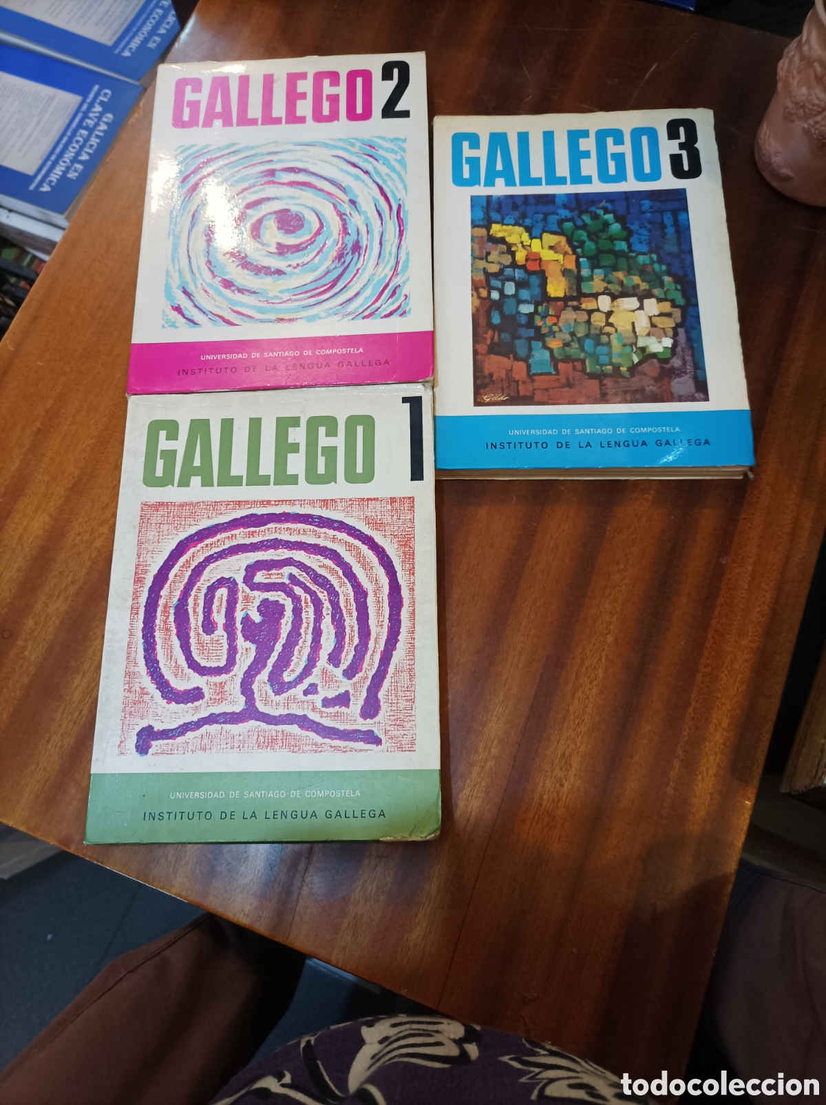 Second hand books: GALLEGO 1,2,3.INSTITUTO DE LA LENGUA GALLEGA.SANTIAGO DE COMPOSTELA