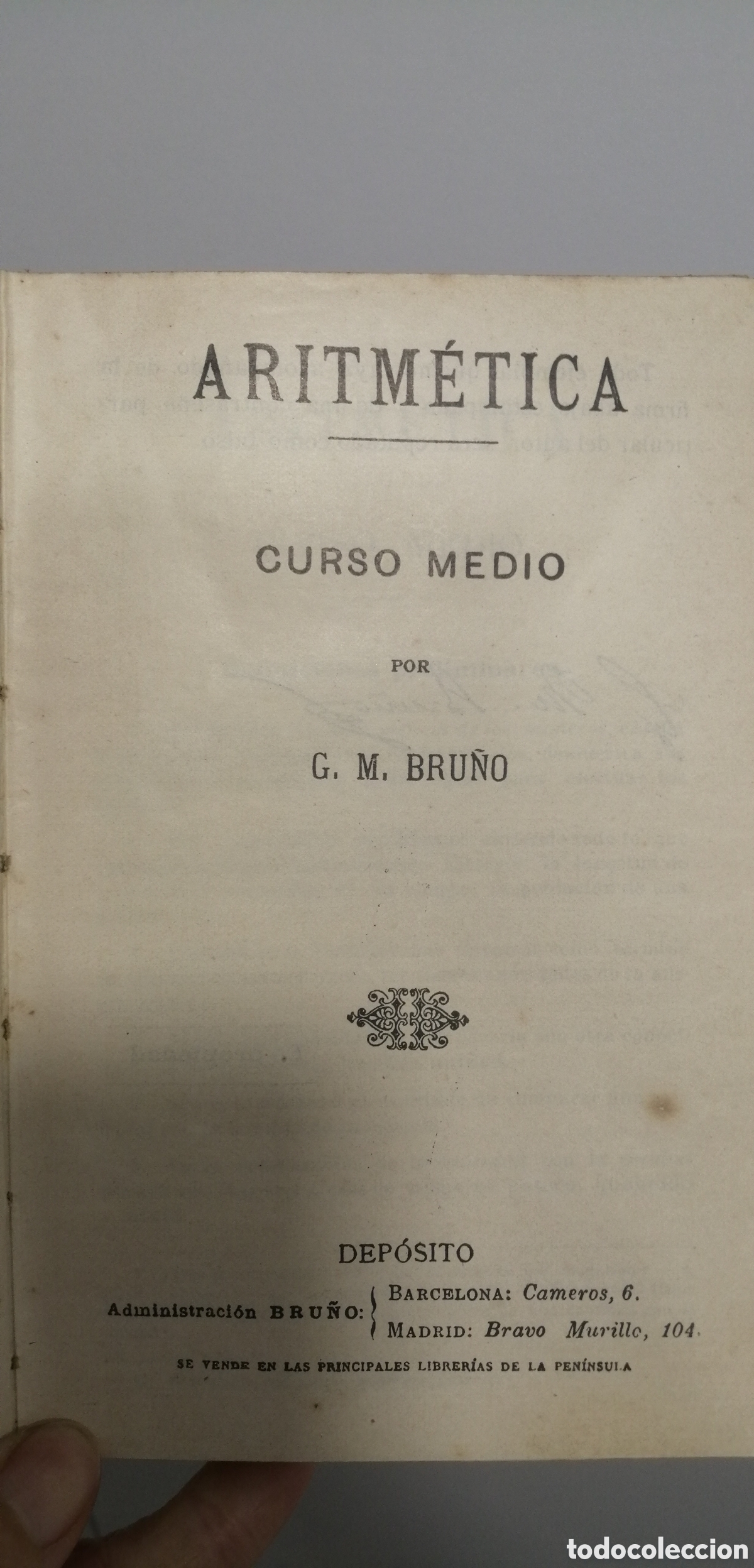 Libros de segunda mano: Aritm&eacute;tica Segundo Grado Bru&ntilde;o Tapa dura - Foto 5
