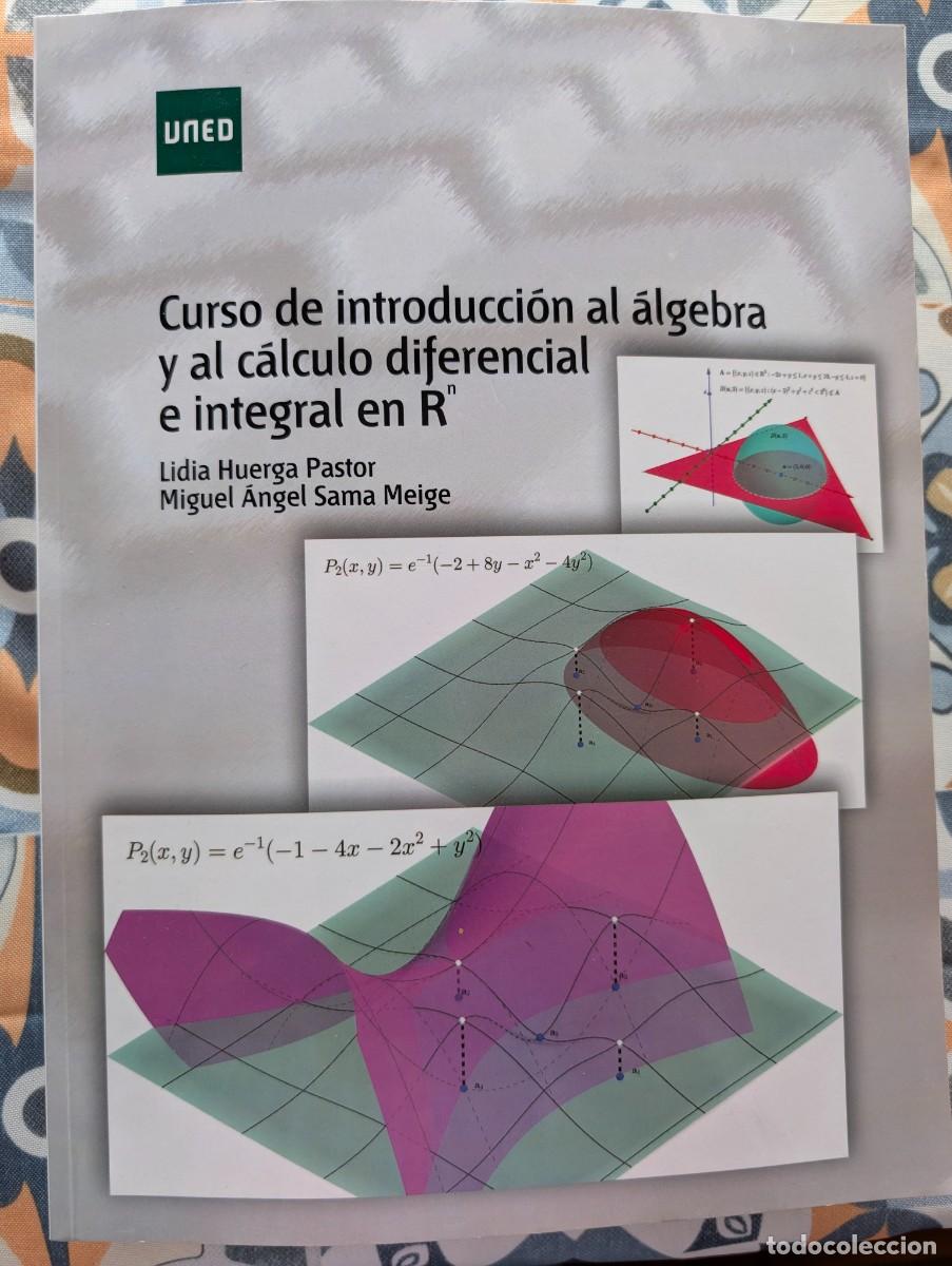 Libros de segunda mano: UNED CURSO DE INTRODUCCION AL ALGEBRA Y AL CALCULO DIFERENCIAL E INTEGRAL EN R - Foto 1