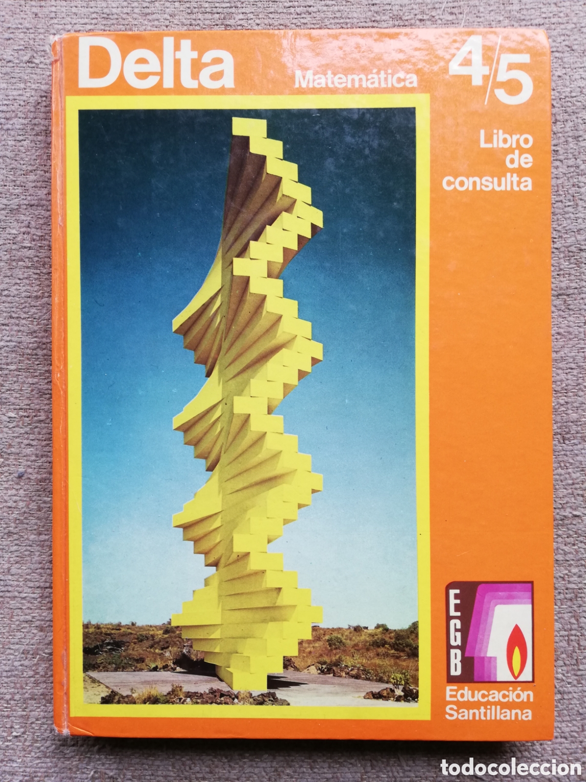 Libros de segunda mano: Delta. Matem&aacute;tica 4/5. Libro de consulta EGB. Educaci&oacute;n Santillana - Foto 1