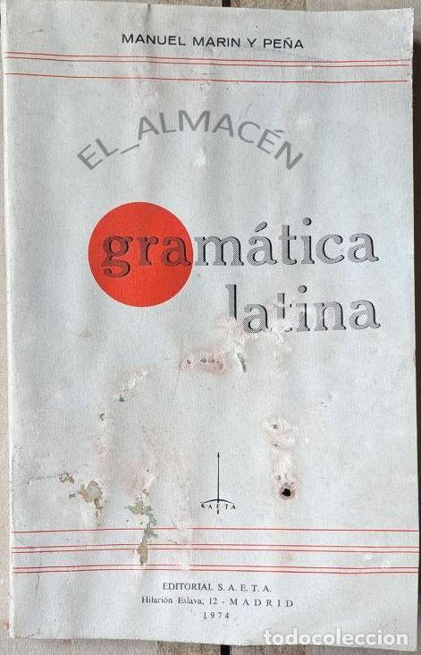 Libros de segunda mano: GRAM&Aacute;TICA LATINA (MAR&Iacute;N Y PE&Ntilde;A 1974) SIN USAR - Foto 1