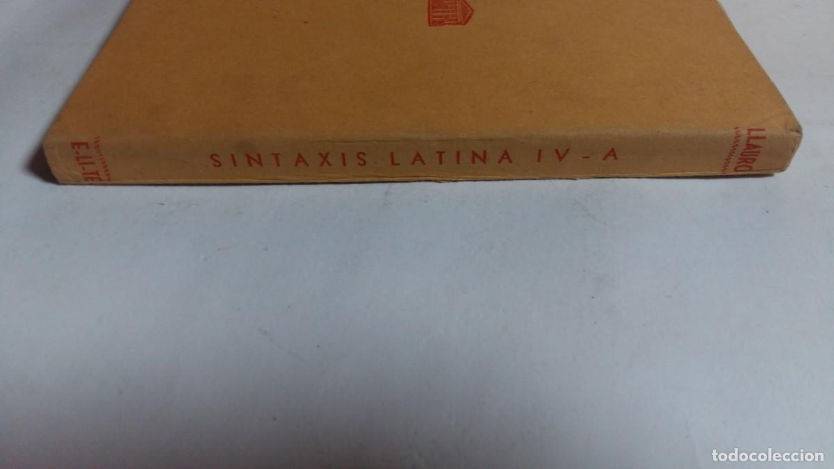 Libros de segunda mano: Sintaxis Latina, Llaur&oacute;, Edita Librer&iacute;a E-Li-Te - Foto 3