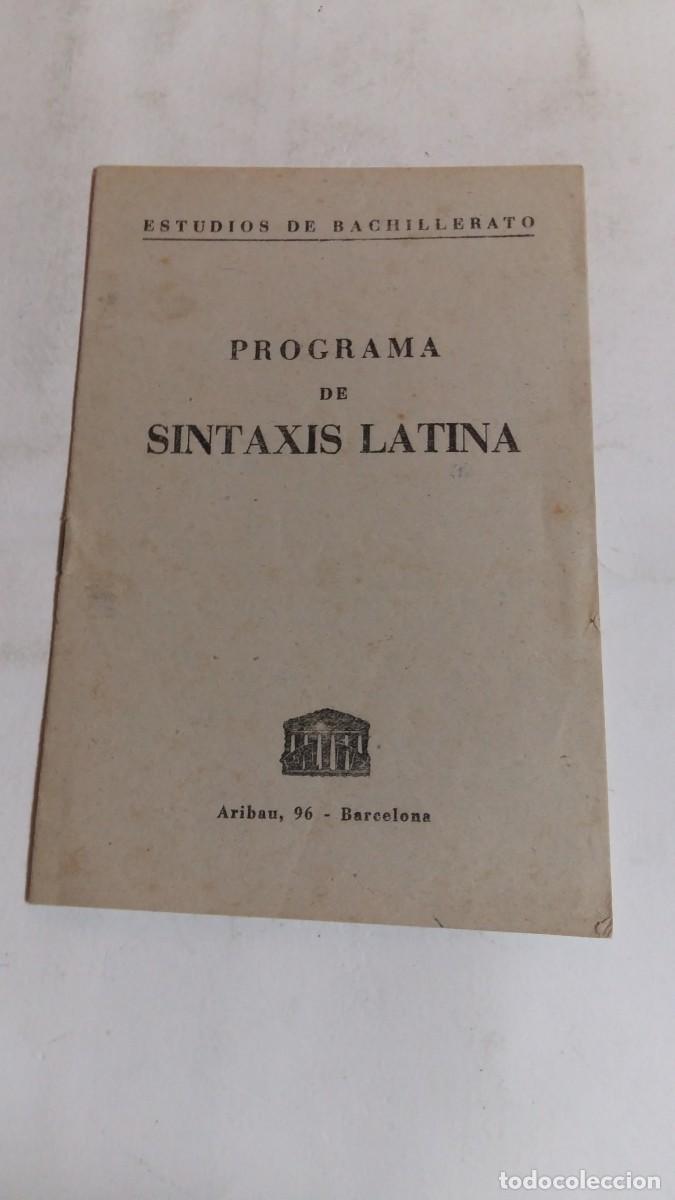 Libros de segunda mano: Sintaxis Latina, Llaur&oacute;, Edita Librer&iacute;a E-Li-Te - Foto 7