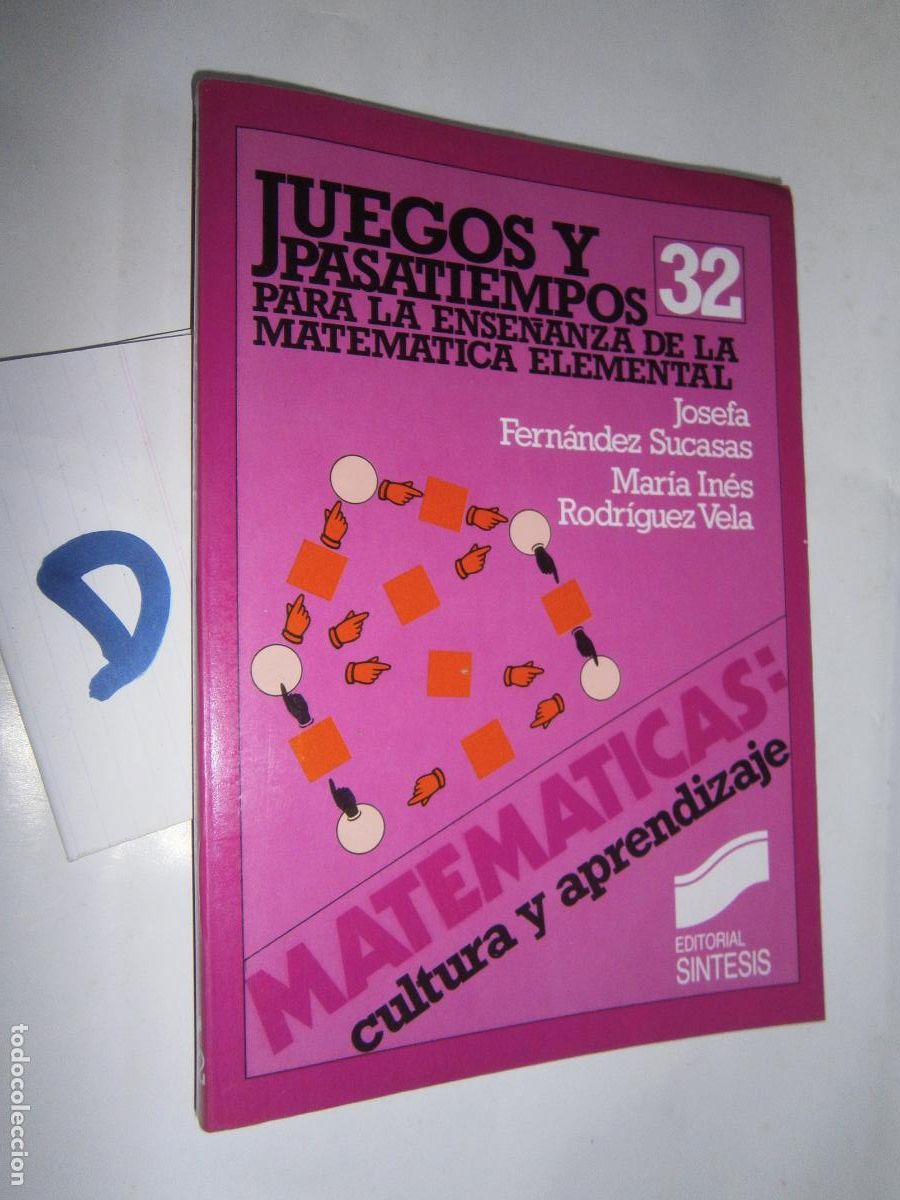 Libros de segunda mano: ANTIGUO LIBRO DE TEXTO - MATEMATICAS (JUEGOS Y PASATIEMPOS) - Foto 1