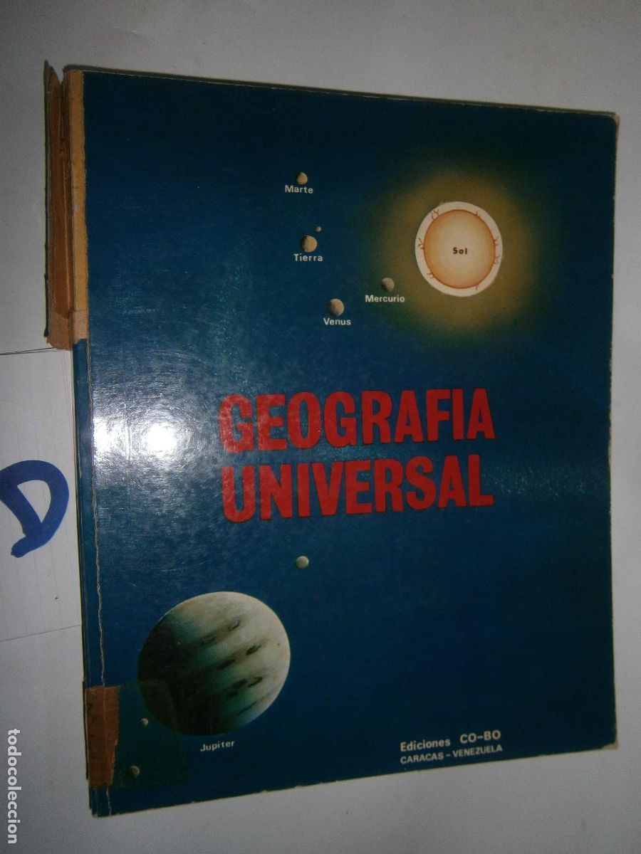 Libros de segunda mano: ANTIGUO LIBRO DE TEXTO - GEOGRAFIA UNIVERSAL 6&ordm; (LA TIERRA Y EL HOMBRE)