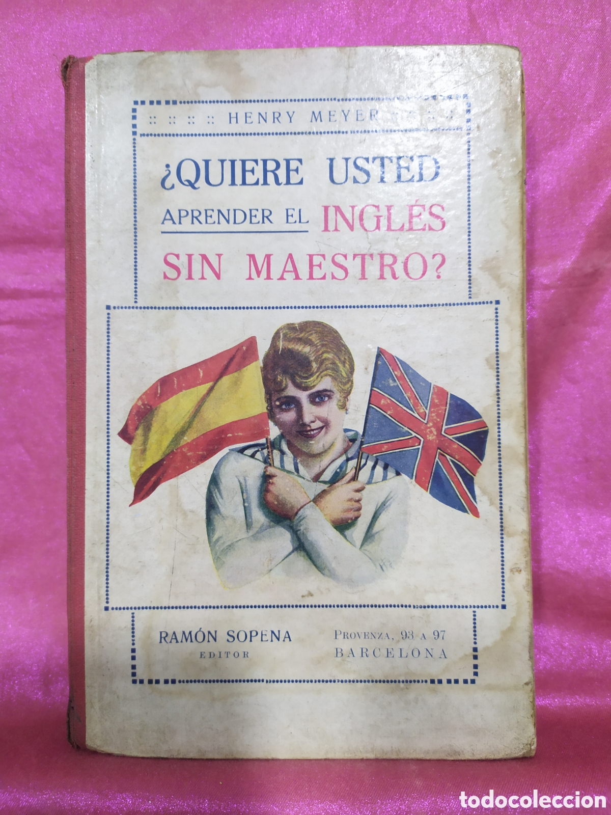 Libros de segunda mano: &iquest;Quiere usted aprender el ingl&eacute;s sin maestro? - H. Meyer - Ram&oacute;n Sopena Editor - Foto 1