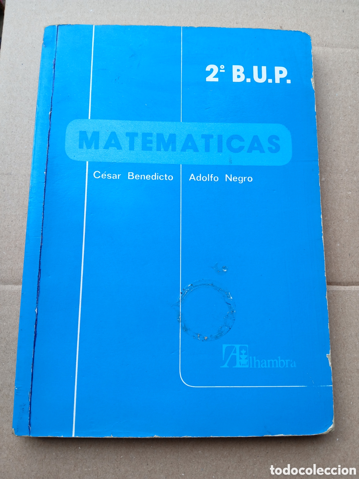 Libros de segunda mano: Matem&aacute;ticas 2&deg; buen alhambra