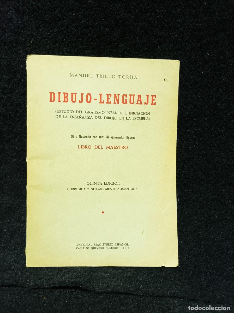 Libros de segunda mano: Dibujo-lenguaje - Trillo Torija,Manuel - LIBRO DEL MAESTRO - Foto 1