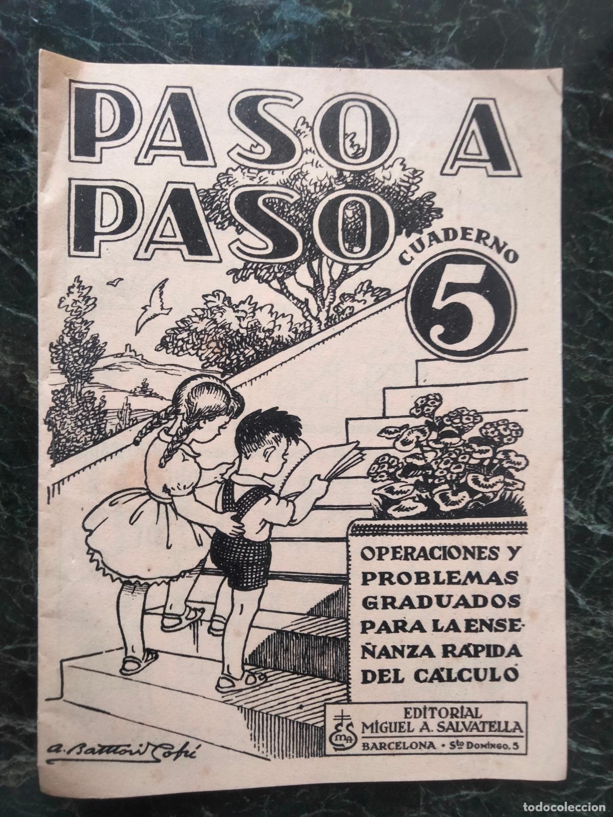Libros de segunda mano: Cuaderno Paso a paso 5. Salvatella. - Foto 1
