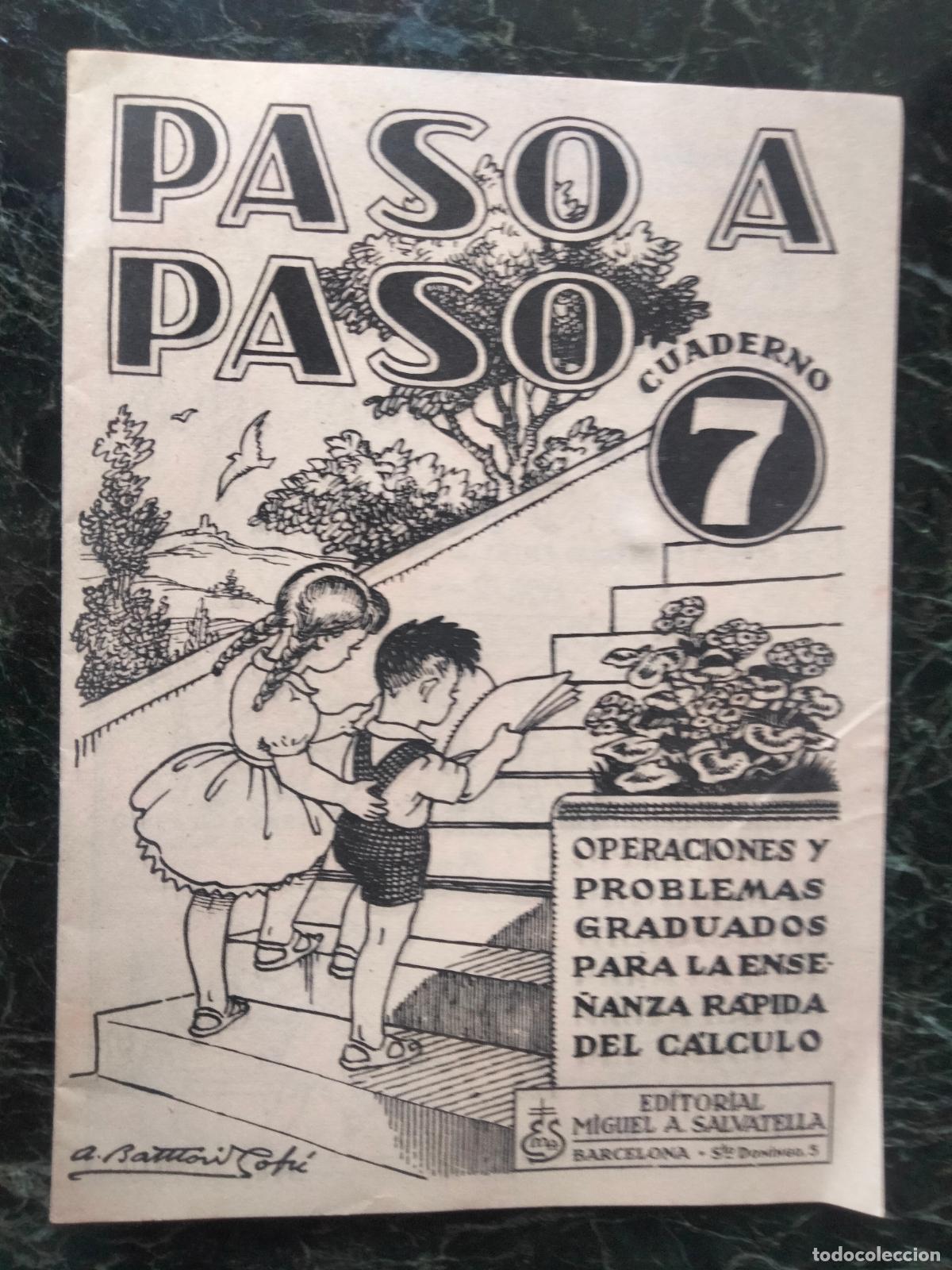 Libros de segunda mano: Cuaderno Paso a paso 7. Salvatella. - Foto 1