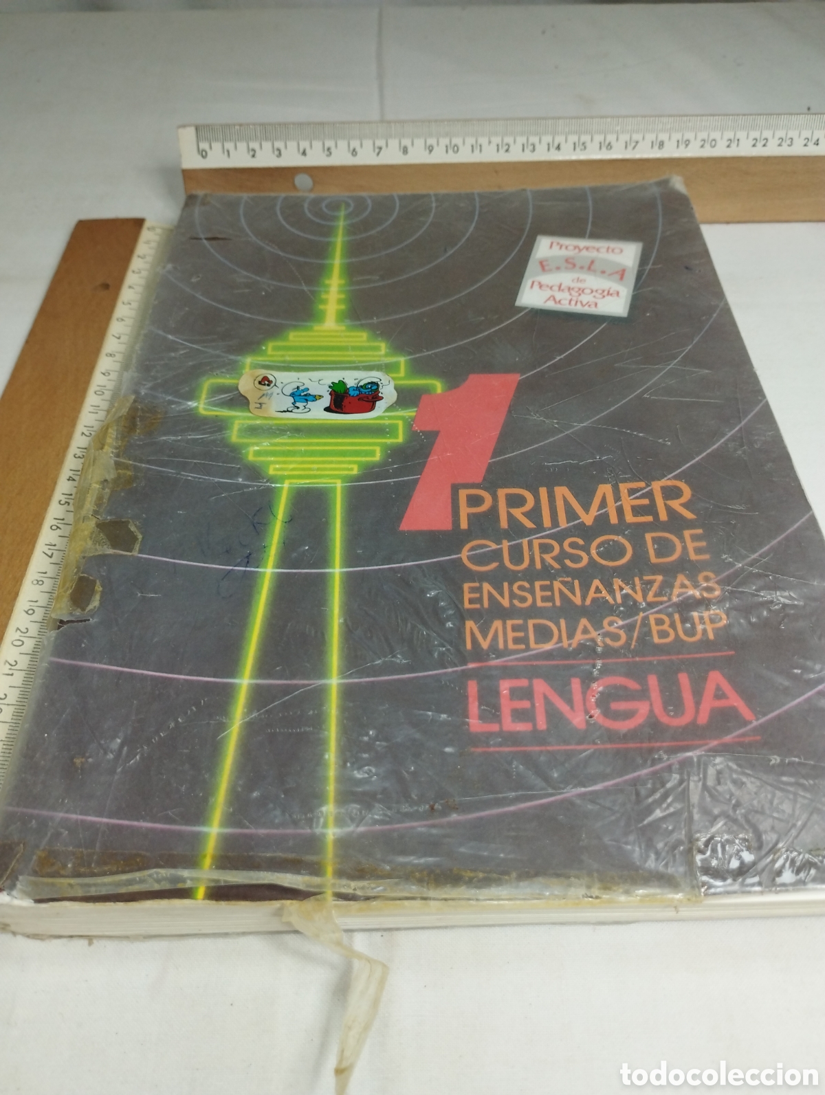 Libros de segunda mano: Primer curso de ense&ntilde;anzas medias BUP. Lengua. 1987