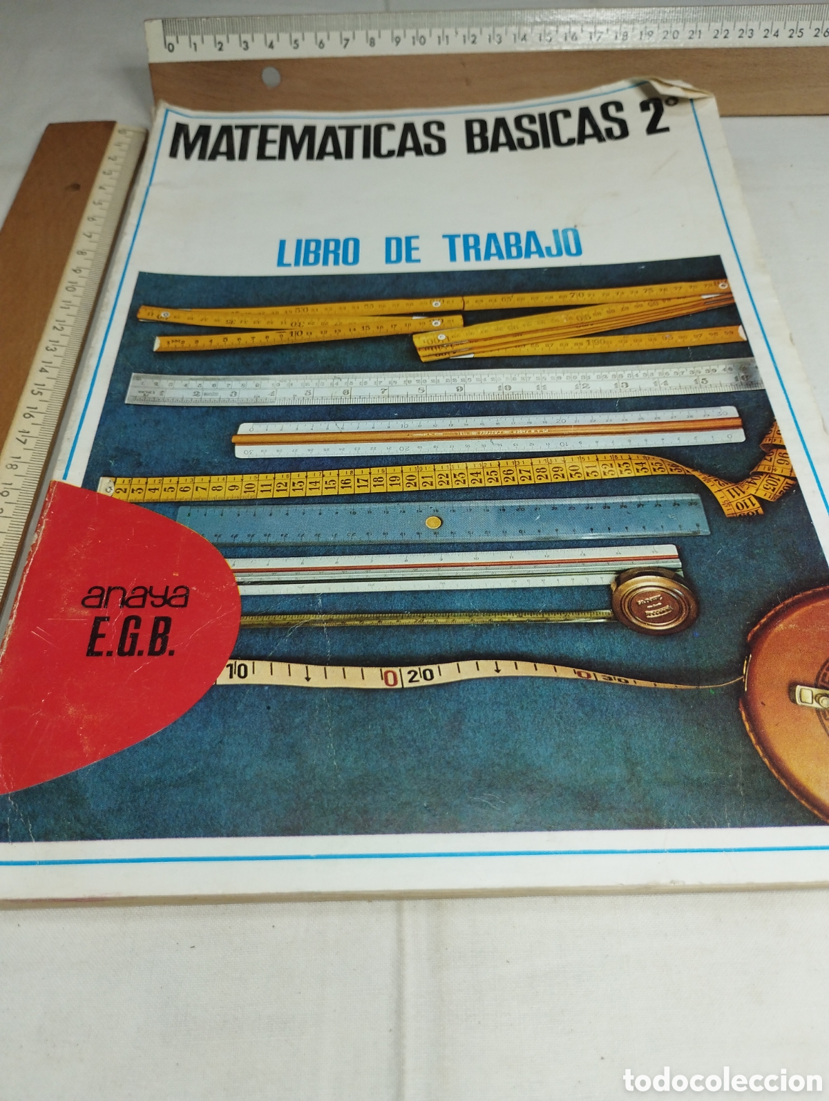 Libros de segunda mano: Matem&aacute;ticas b&aacute;sicas 2. EGB. Libro de trabajo. Editorial Anaya, 1975 - Foto 1
