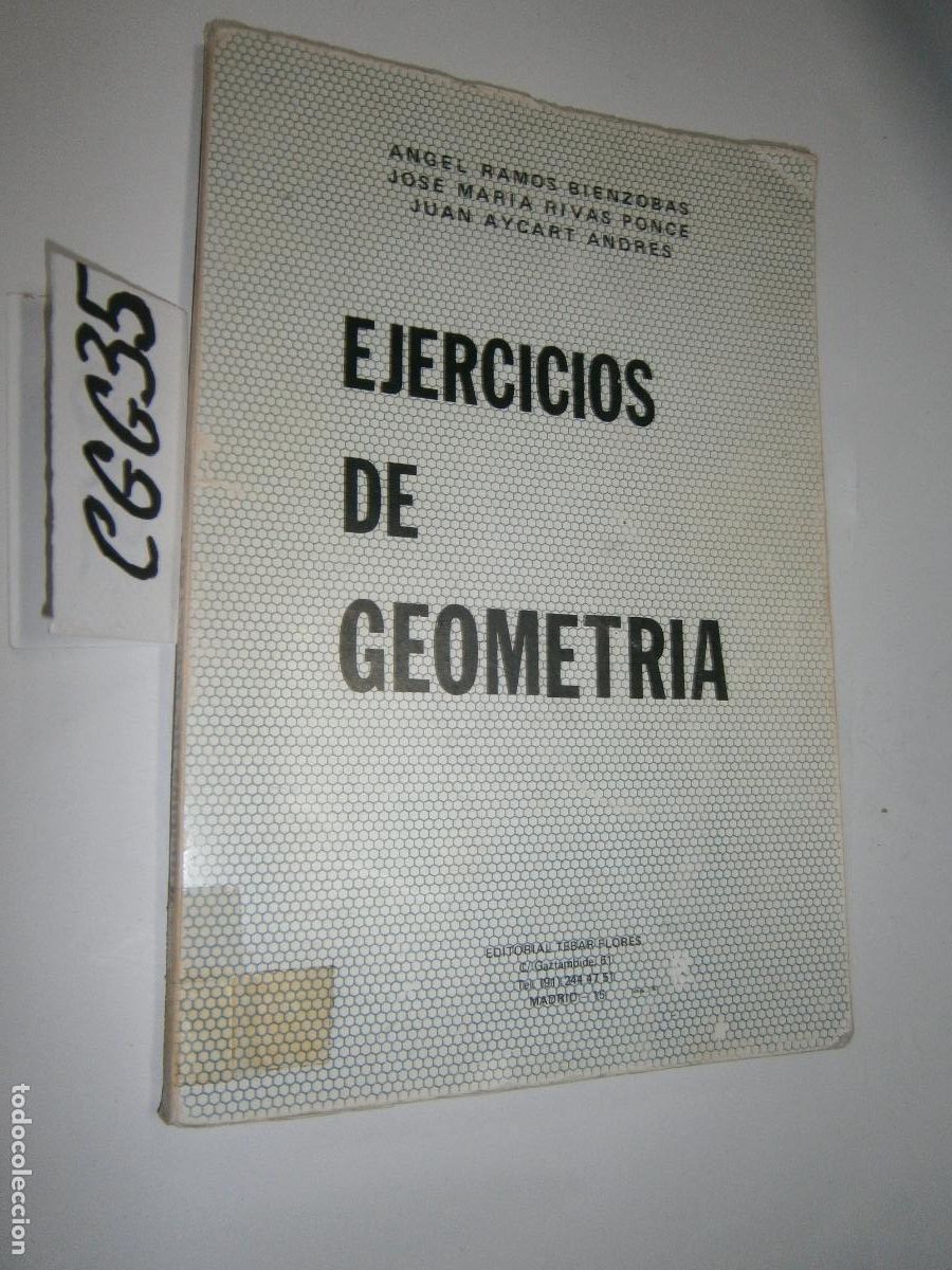 Libros de segunda mano: ANTIGUO LIBRO DE TEXTO - EJERCICIOS DE GEOMETRIA - Foto 1