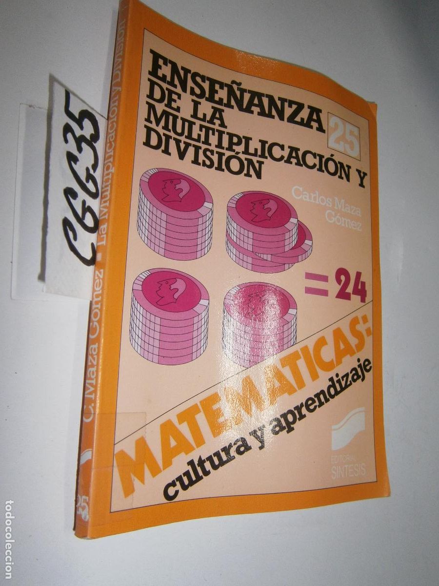 Libros de segunda mano: ANTIGUO LIBRO DE TEXTO - ENSE&Ntilde;ANZA DE LA MULTIPLICACION Y DIVISION - Foto 1