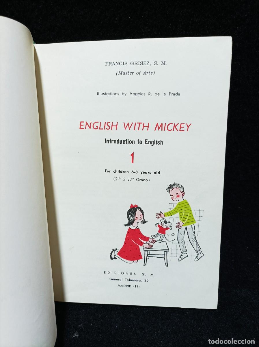 Libros de segunda mano: English with Mickey - Ediciones SM (1967) - Foto 2
