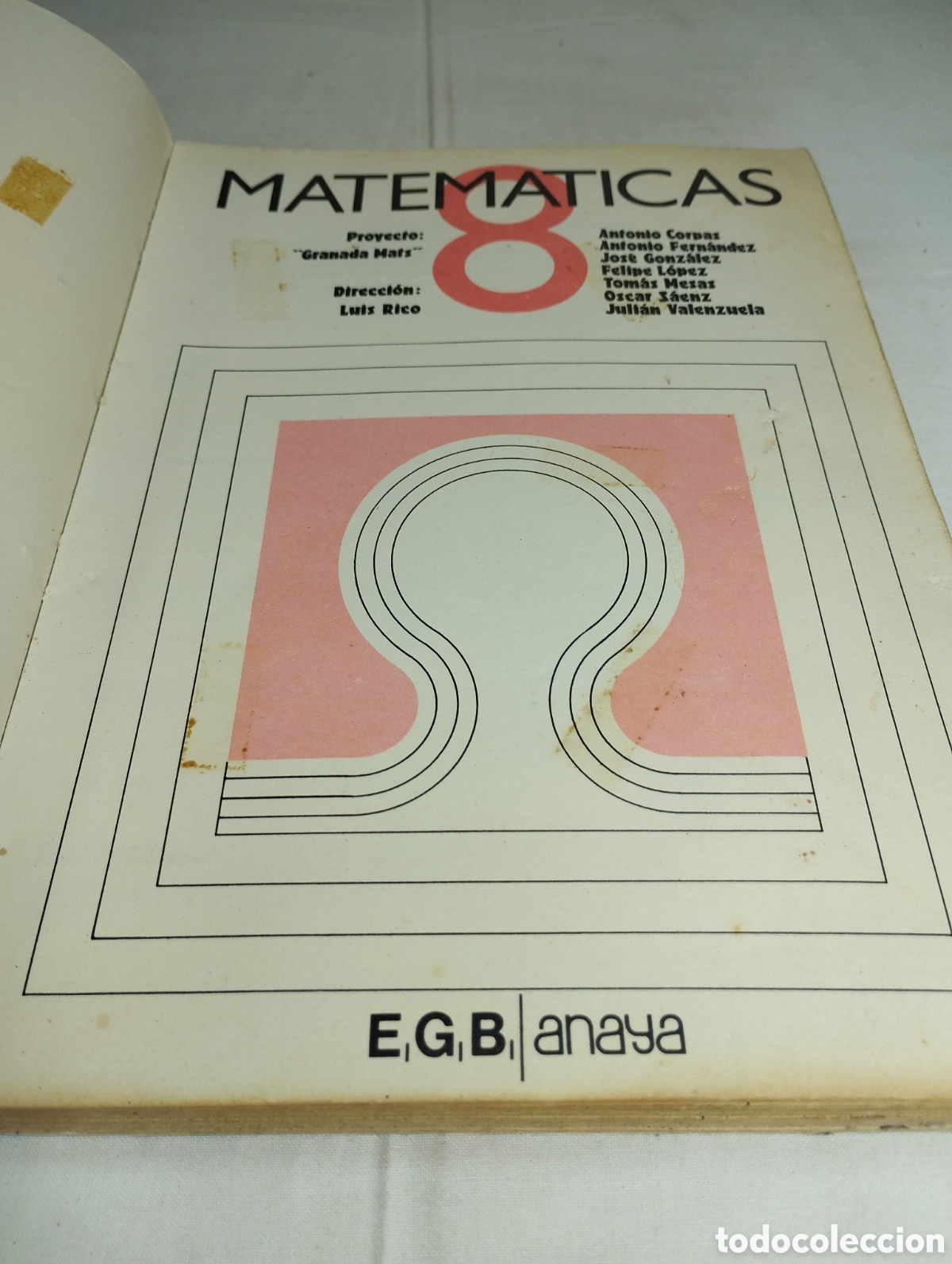 Libros de segunda mano: Matem&aacute;ticas 8. EGB. Editorial Anaya, 1977 - Foto 2