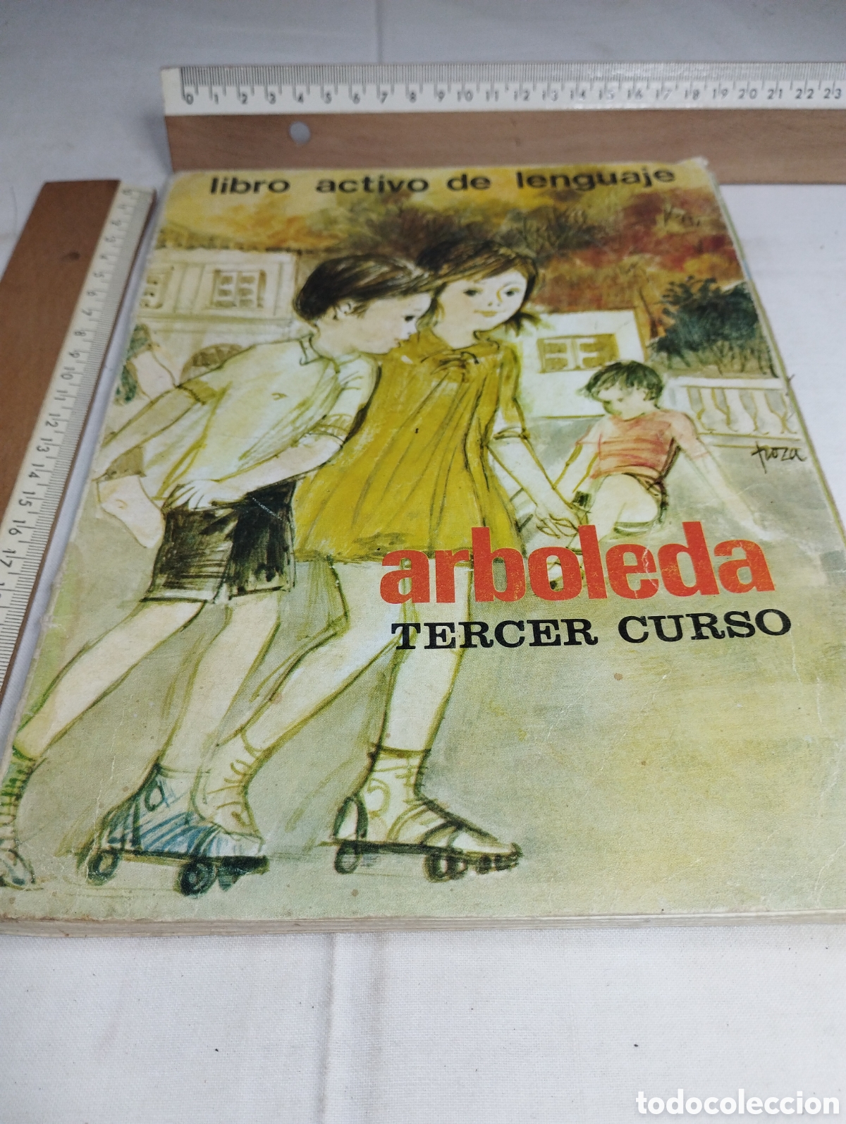 Libros de segunda mano: Arboleda, tercer curso. Libro activo de lenguaje. 1968