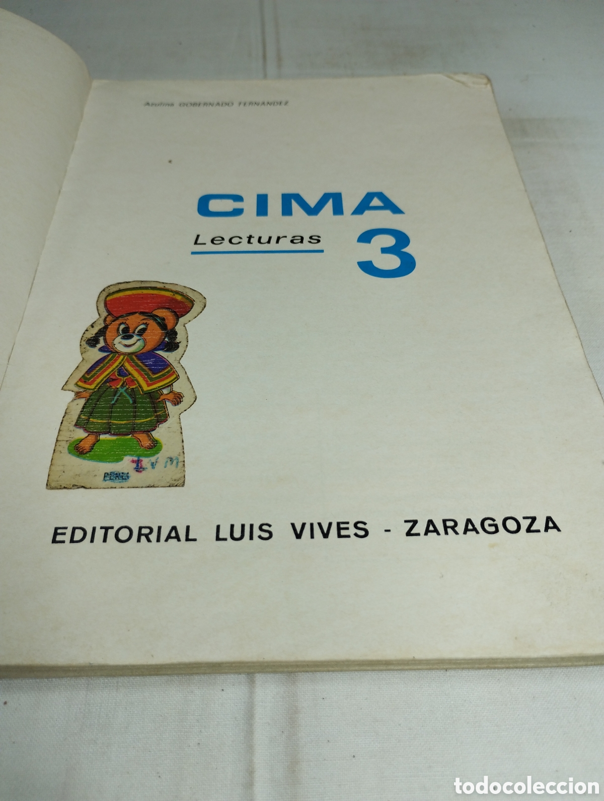 Libros de segunda mano: Cima. 3&deg; de EGB. Edelvives, 1980 - Foto 2
