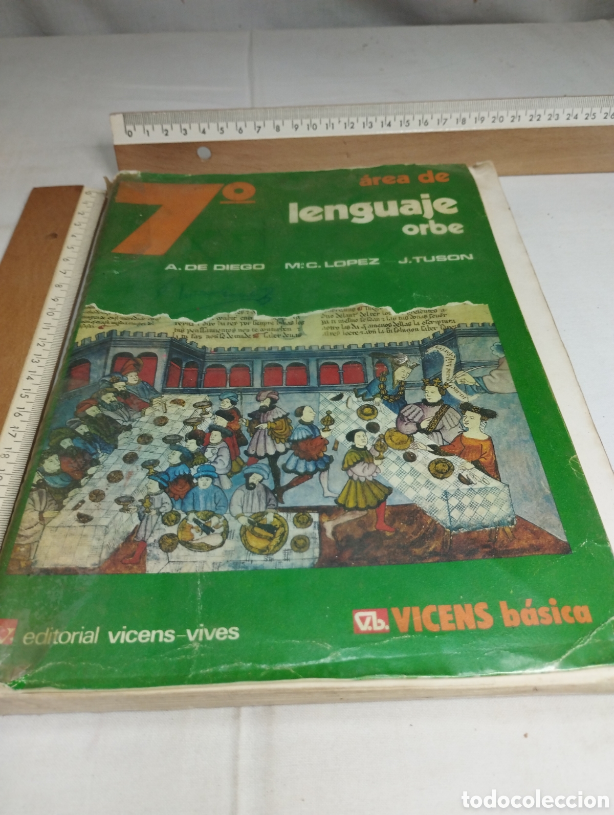 Libros de segunda mano: Lenguaje orbe. 7&deg; de EGB. Vicens-Vives, 1973 - Foto 1