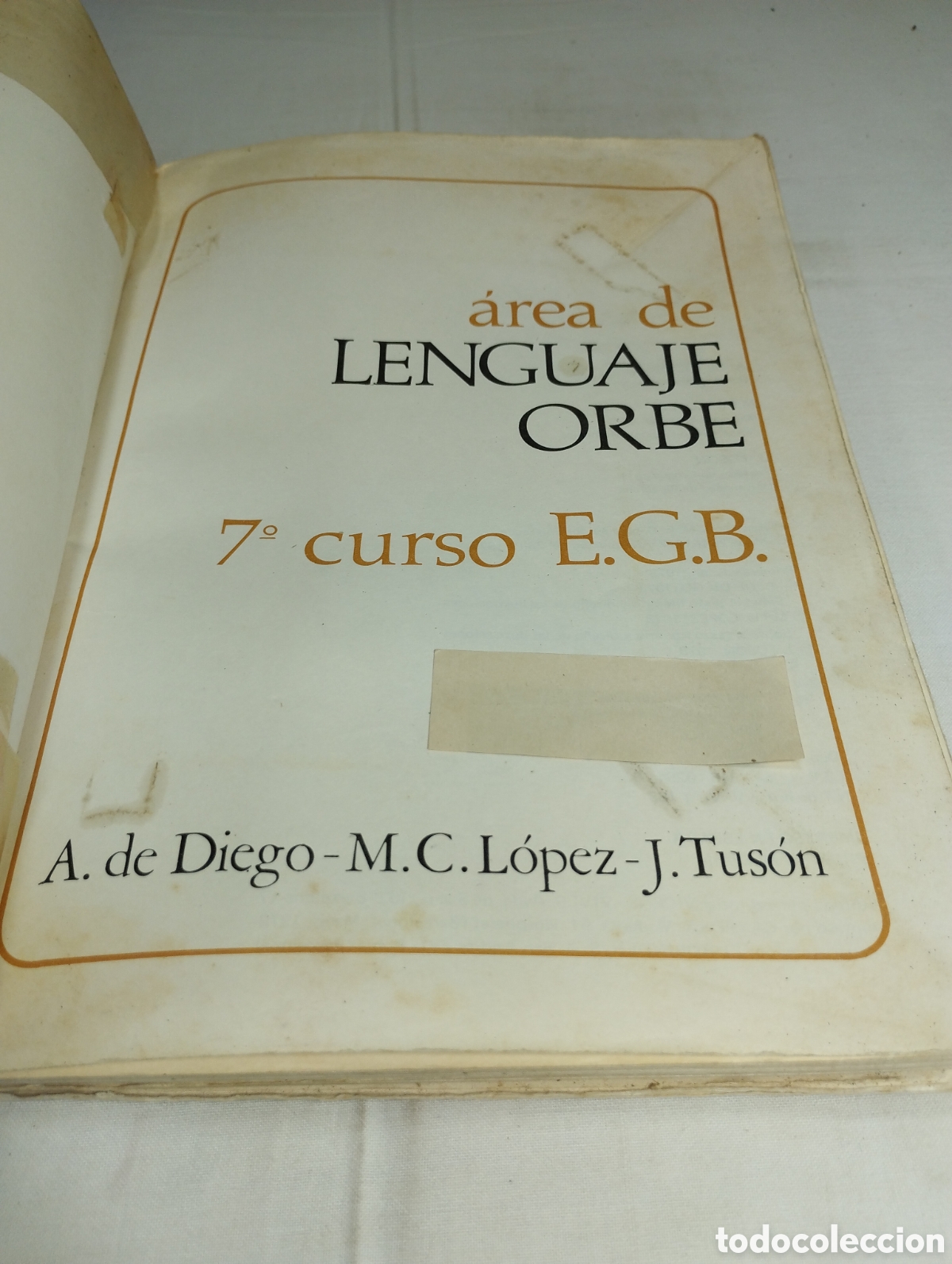 Libros de segunda mano: Lenguaje orbe. 7&deg; de EGB. Editorial Vicens-Vives, 1973 - Foto 2