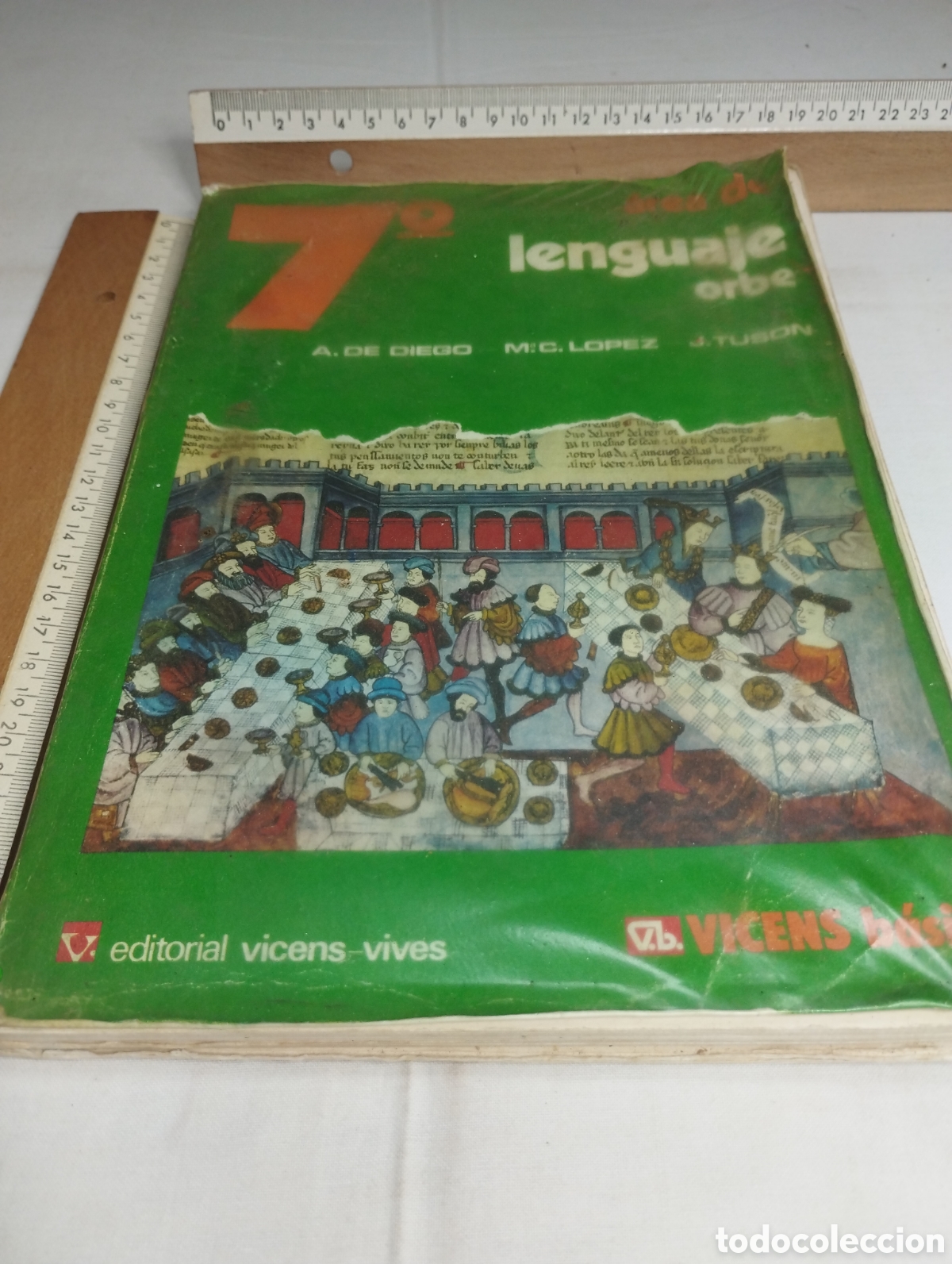 Libros de segunda mano: Lenguaje orbe. 7&deg; de EGB. Editorial Vicens-Vives, 1973 - Foto 1