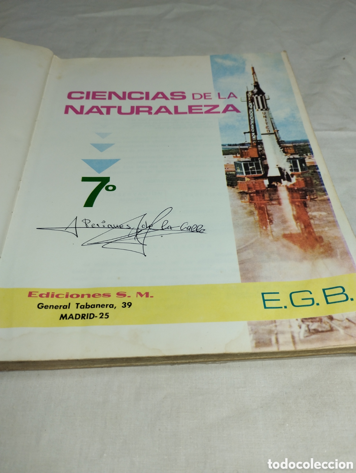 Libros de segunda mano: Ciencias de la naturaleza. 7&deg; EGB. Ediciones SM, 1973 - Foto 2