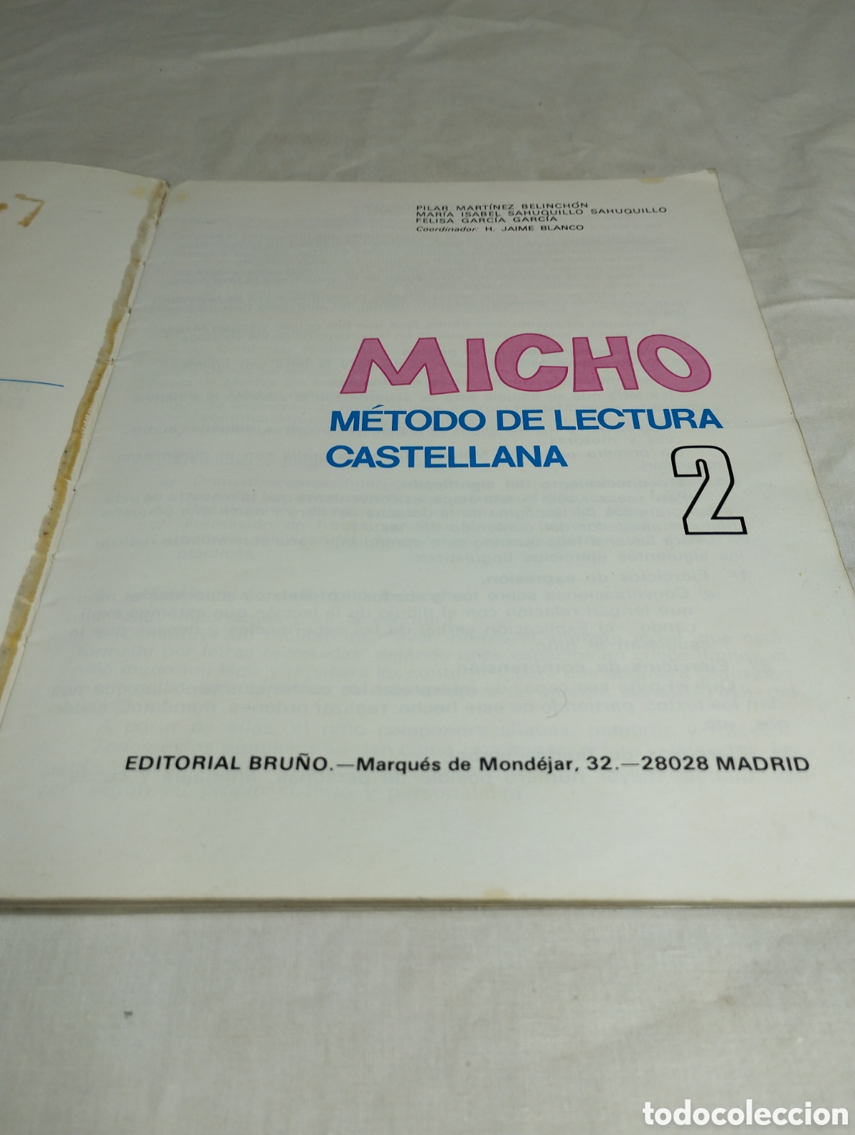 Libros de segunda mano: Micho 2. Editorial Bru&ntilde;o. 1984 - Foto 2