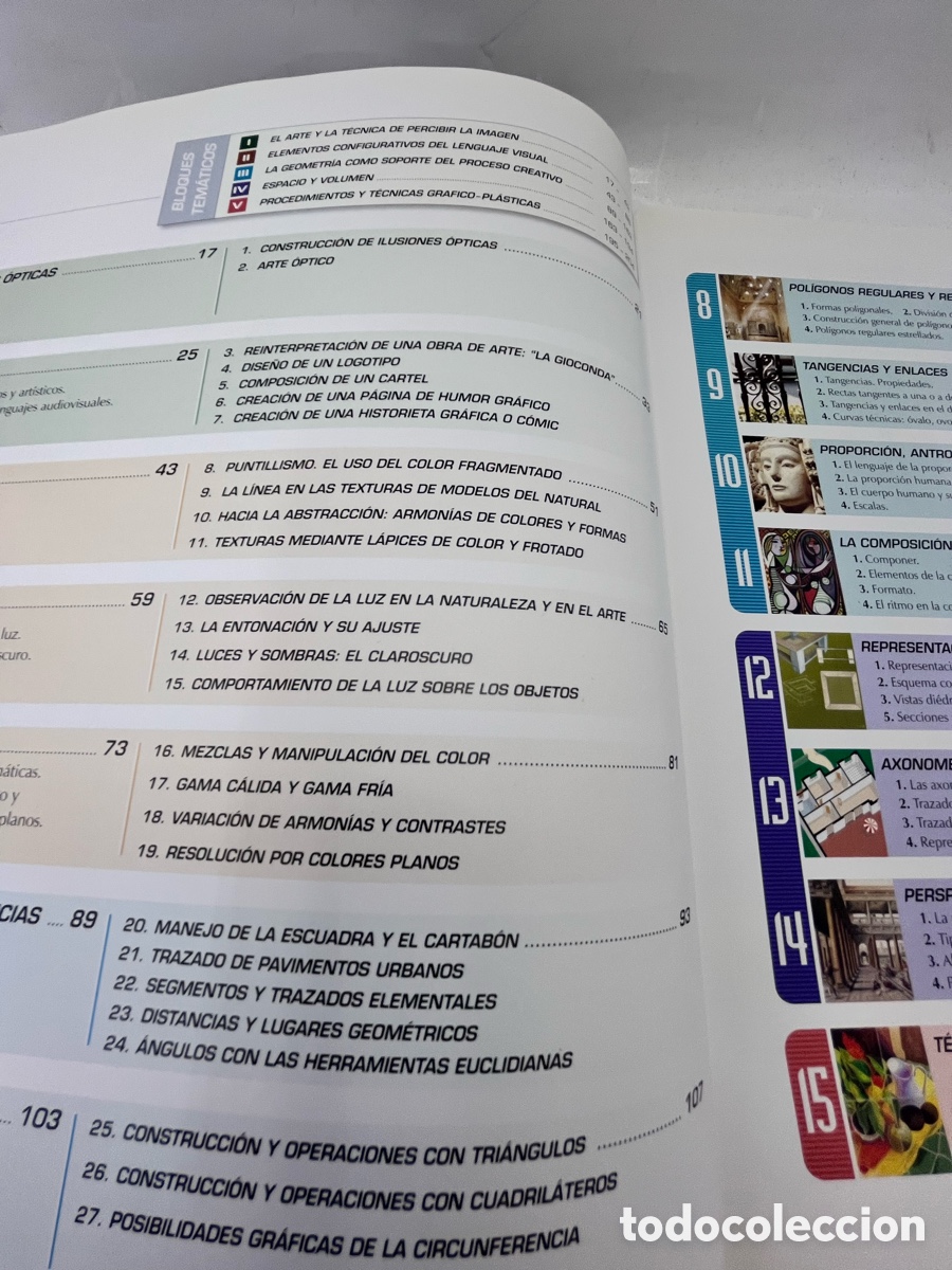 Libros de segunda mano: OBSERVAR, INTERPRETAR,EXPRESAR. Educaci&oacute;n pl&aacute;stica y visual - segundaria - Foto 6