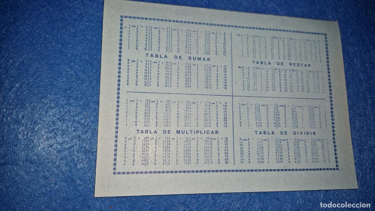 Libros de segunda mano: CUADERNO TABLA DE MULTIPLICAR, ESCUELA, MATERIAL ESCOLAR - Foto 3