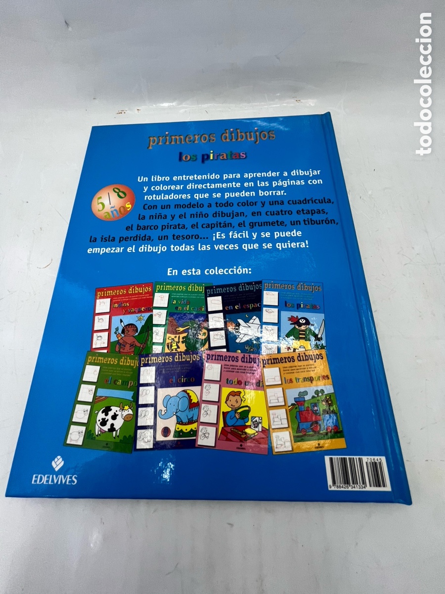 Libros de segunda mano: PRIMEROS DIBUJOS. LOS PIRATAS - EDELVIVES - Foto 8